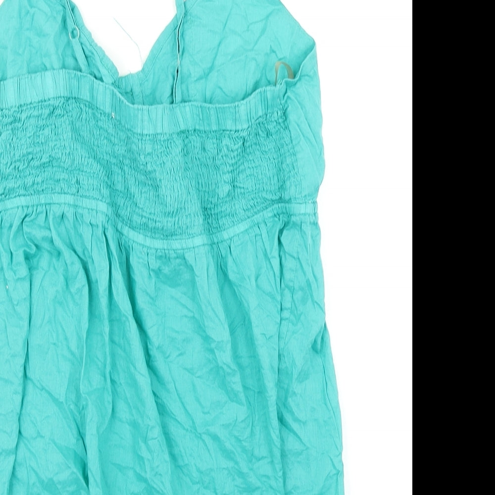 E-vie Womens Green   Camisole T-Shirt Size 16