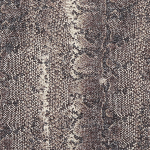 Zara Womens Brown Animal Print  Basic T-Shirt Size S