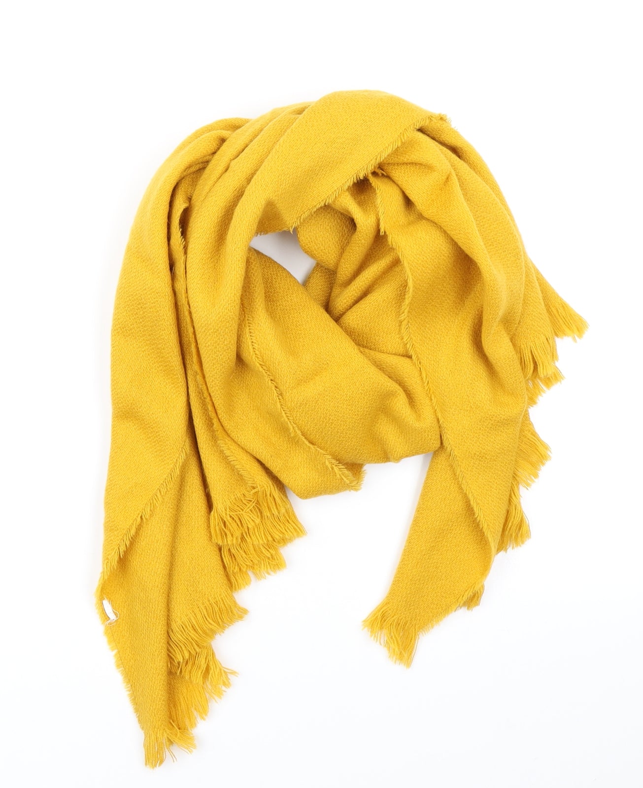 Preworn Womens Yellow    Scarf