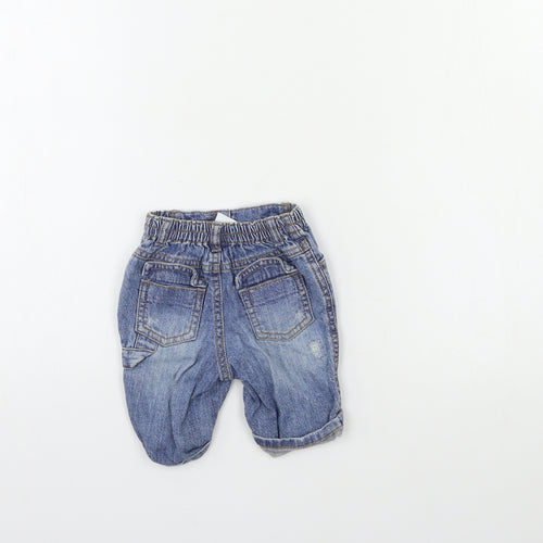 NEXT Baby Blue  Denim Track Pants Jeans Size Newborn