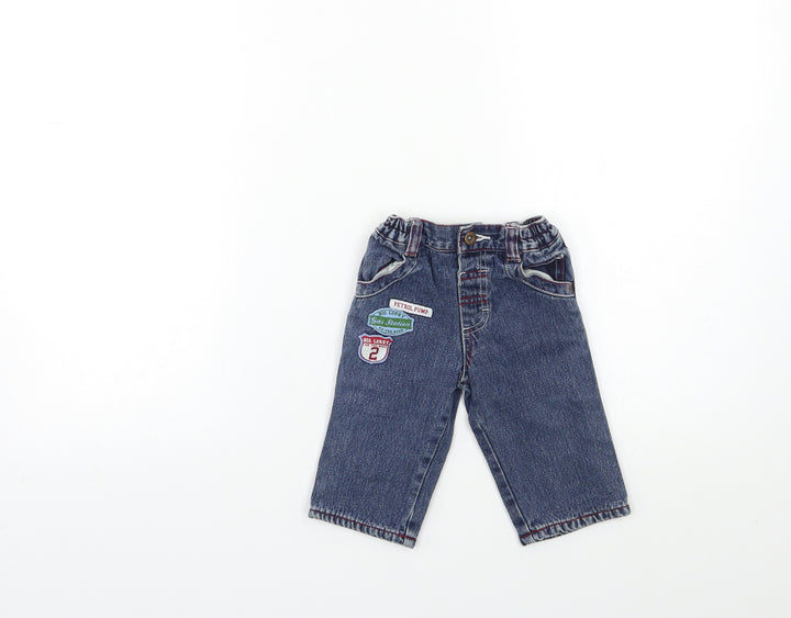 George Baby Blue  Denim Jogger Jeans Size 0-3 Months