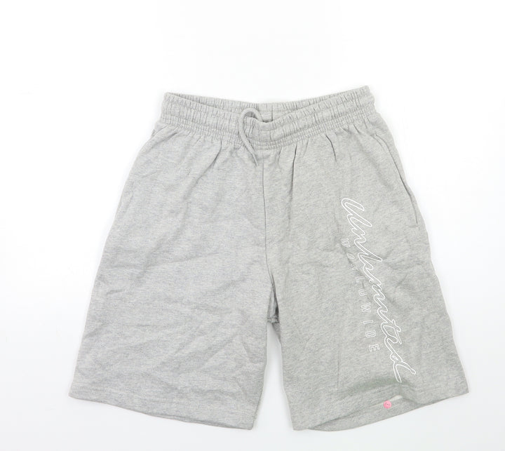 Preworn Mens Grey Sweat Shorts Size 26 in