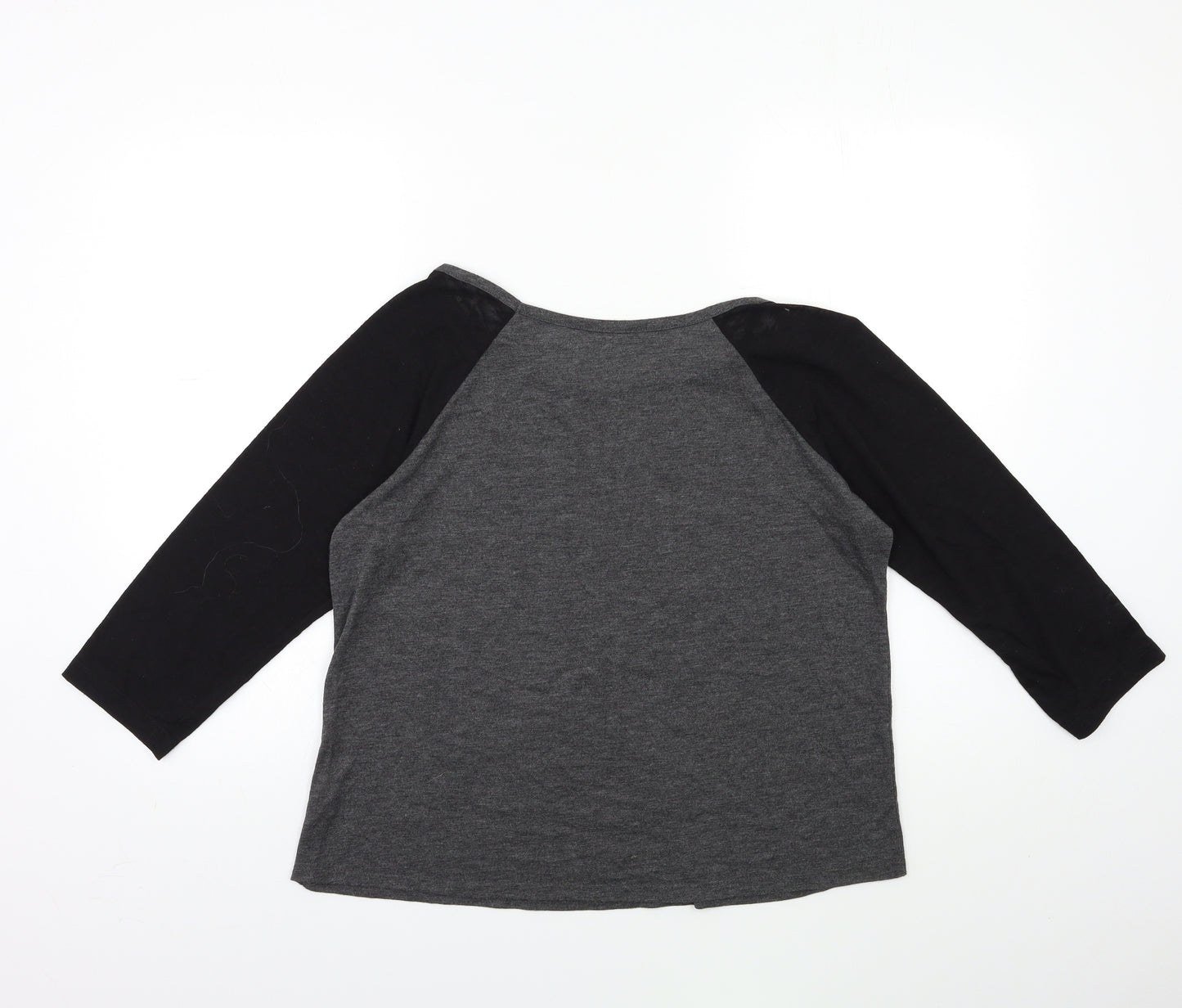 Atmosphere Womens Grey   Basic T-Shirt Size 16