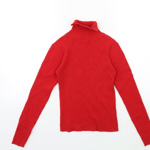 NEXT Girls Red  Knit Pullover Jumper Size 12 Years