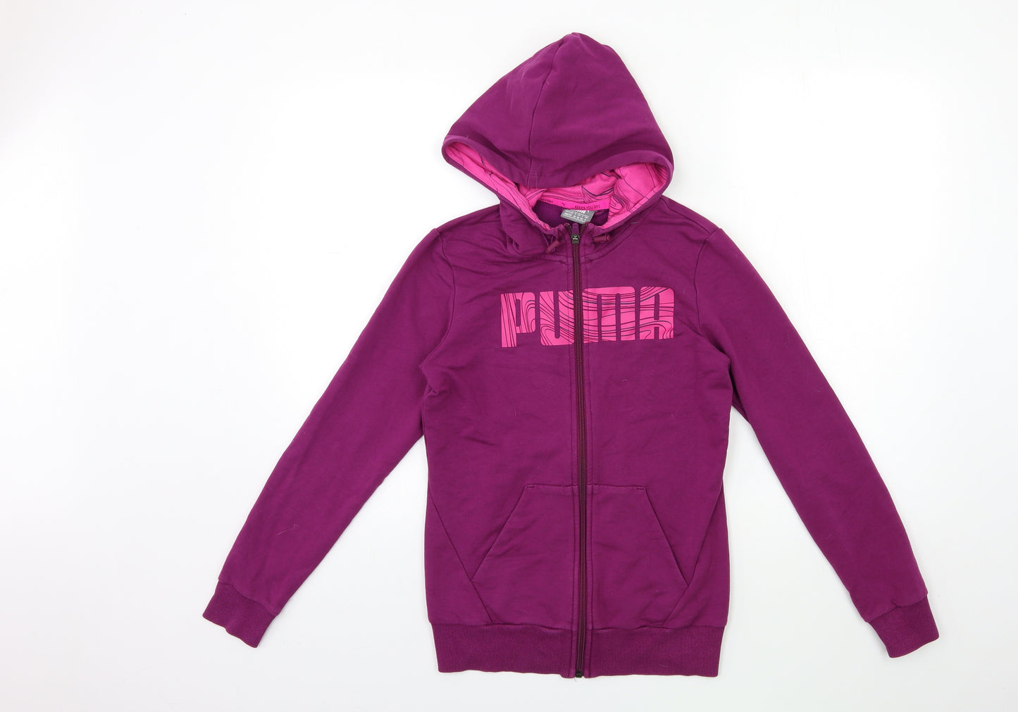 PUMA Womens Purple   Full Zip Hoodie Size 6