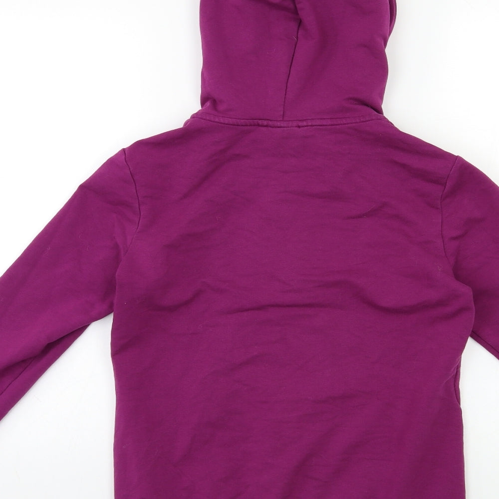 PUMA Womens Purple   Full Zip Hoodie Size 6