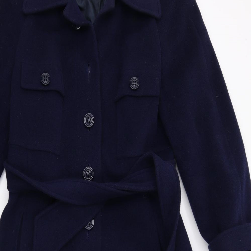 Windsmoor Womens Blue   Overcoat Coat Size 14