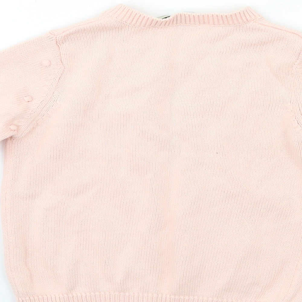 George Girls Pink   Cardigan Jumper Size 3-4 Years