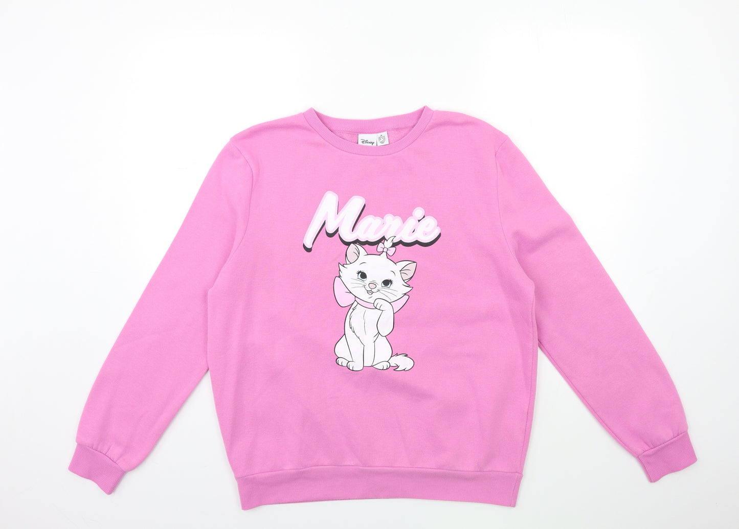 Disney Womens Pink   Pullover Sweatshirt Size 10
