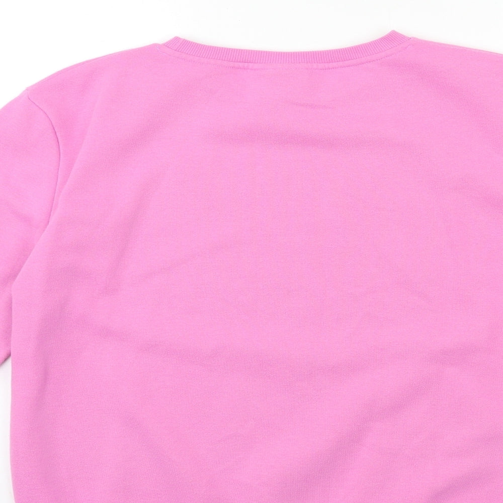 Disney Womens Pink   Pullover Sweatshirt Size 10