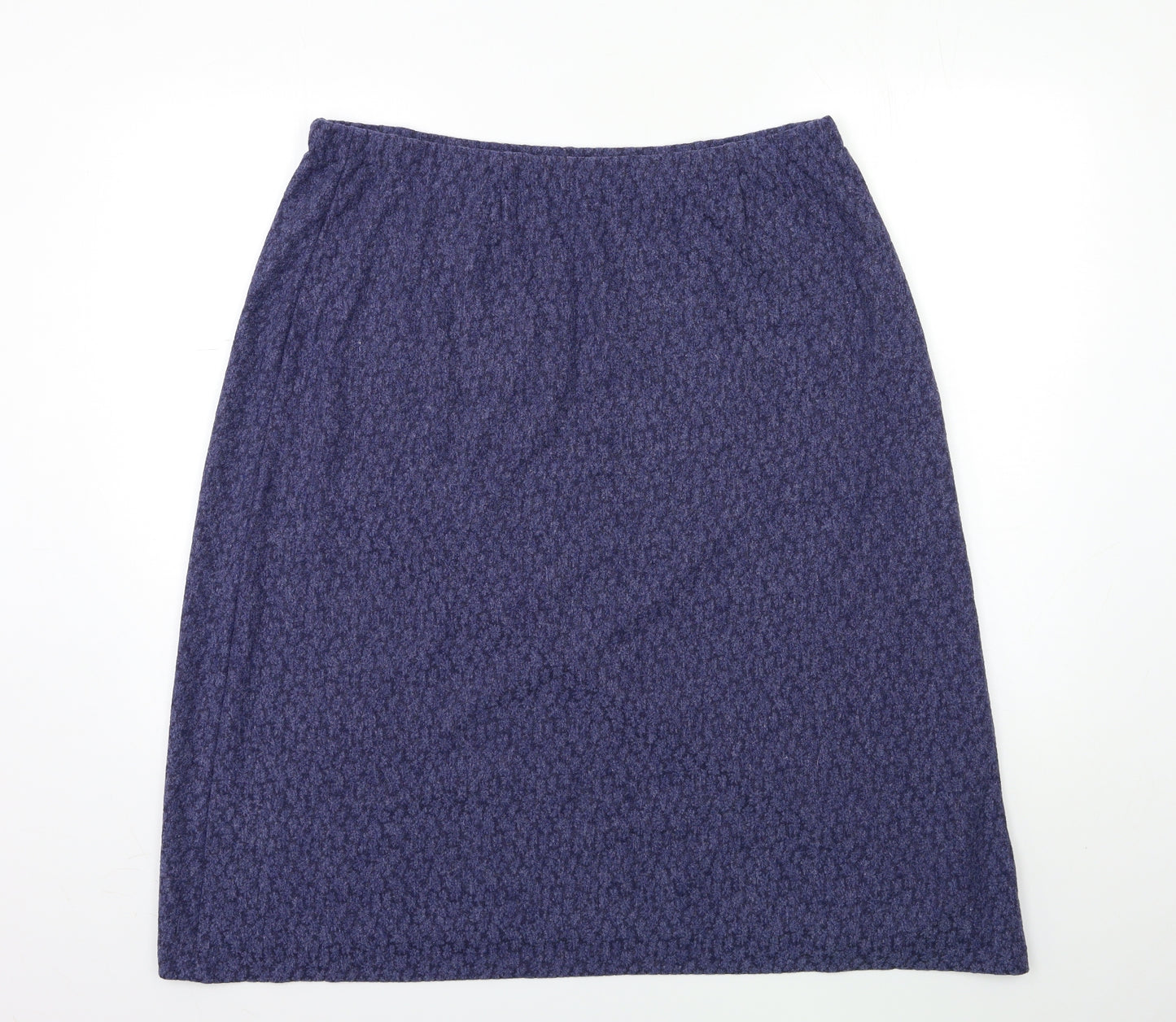Preworn Womens Blue   A-Line Skirt Size 38 in