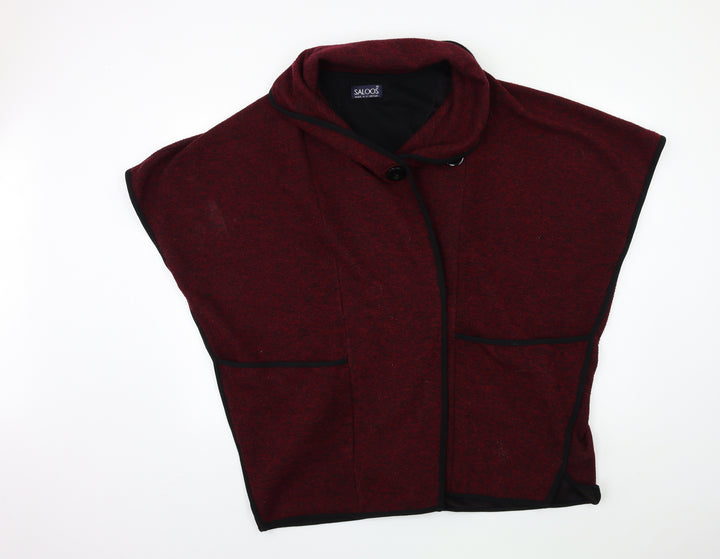 Saloos Womens Red  Knit Cardigan Jumper Size M