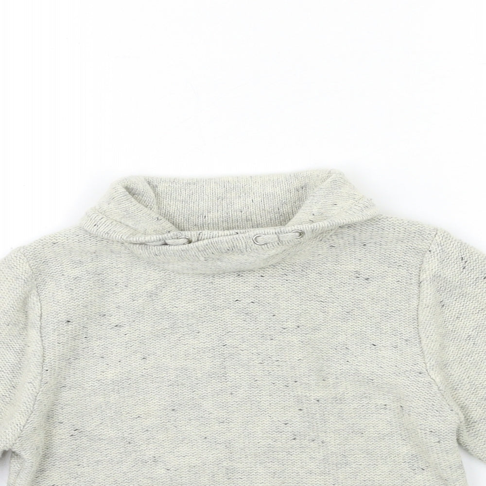 Primark Boys Beige  Knit Pullover Jumper Size 6-7 Years
