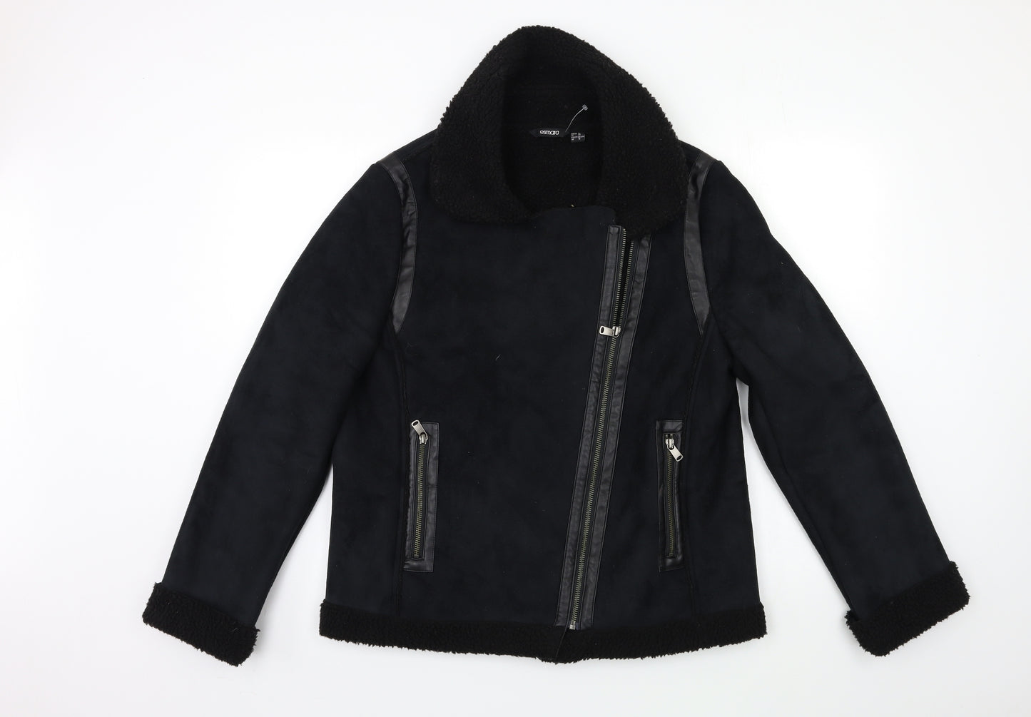 ESMARA Womens Black   Jacket Coat Size 16