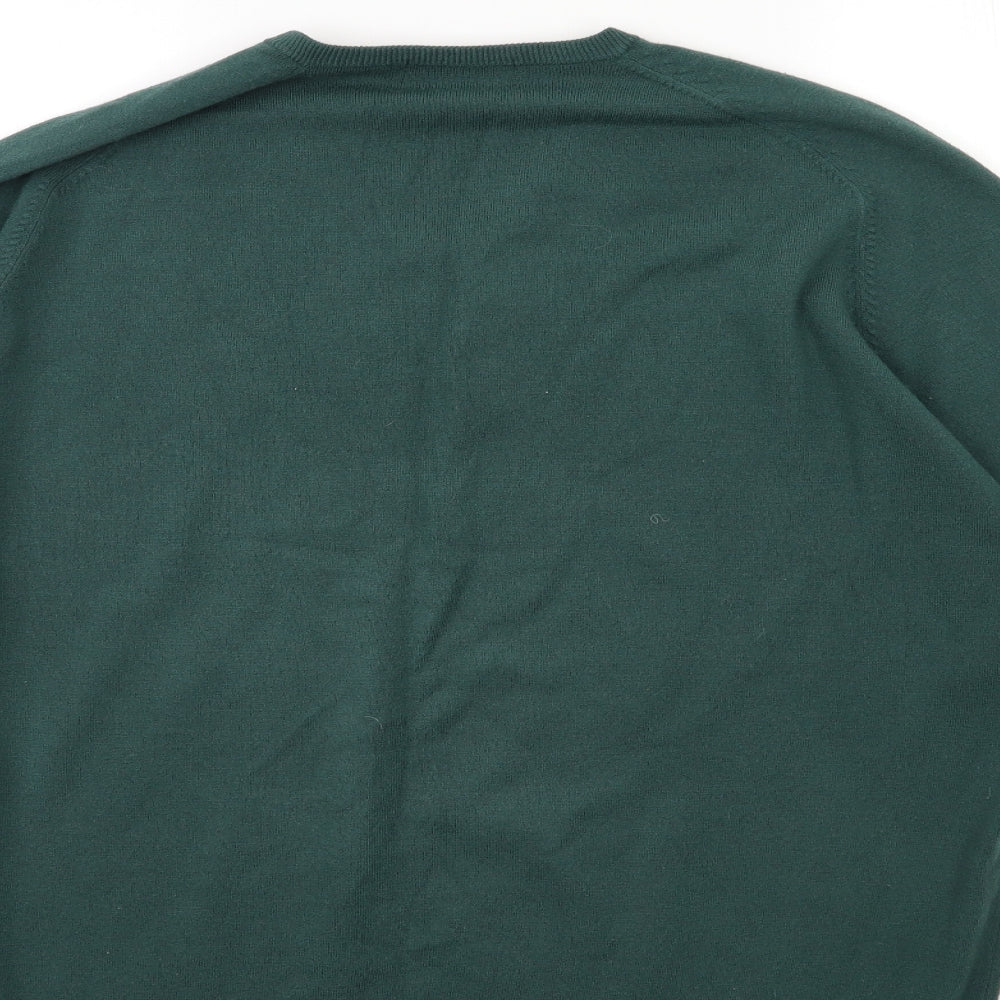 Blue Harbour Mens Green  Knit Pullover Jumper Size 2XL
