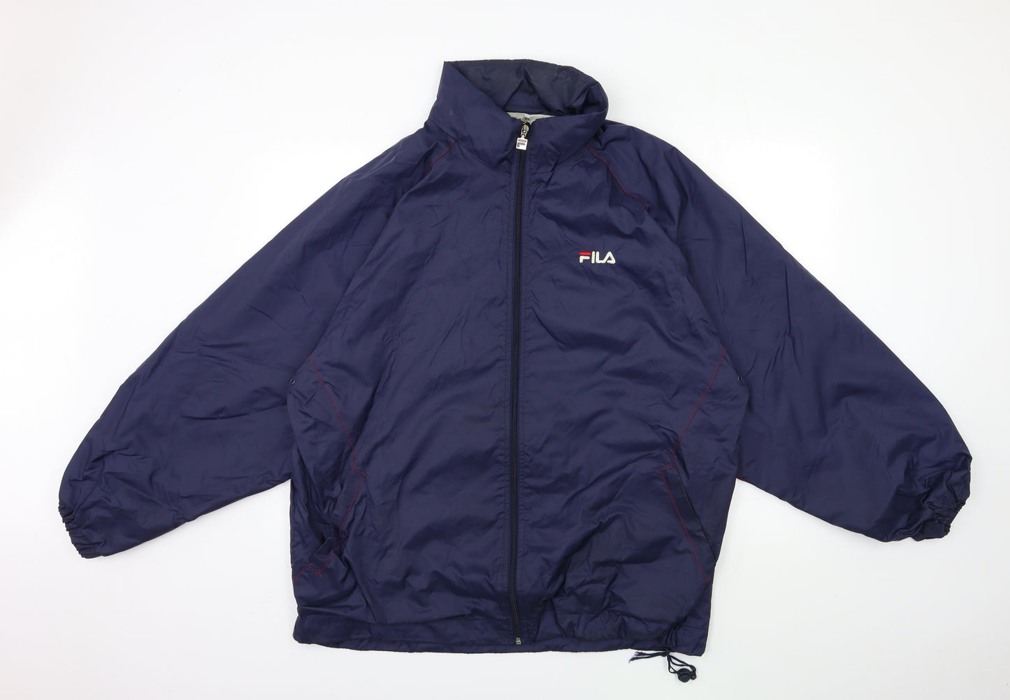 FILA Mens Blue   Windbreaker Coat Size XL