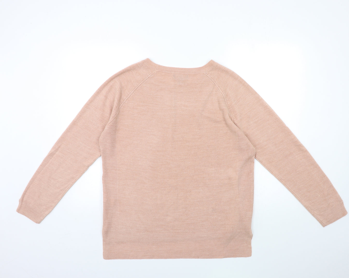 Primark Womens Pink  Knit Pullover Jumper Size 14