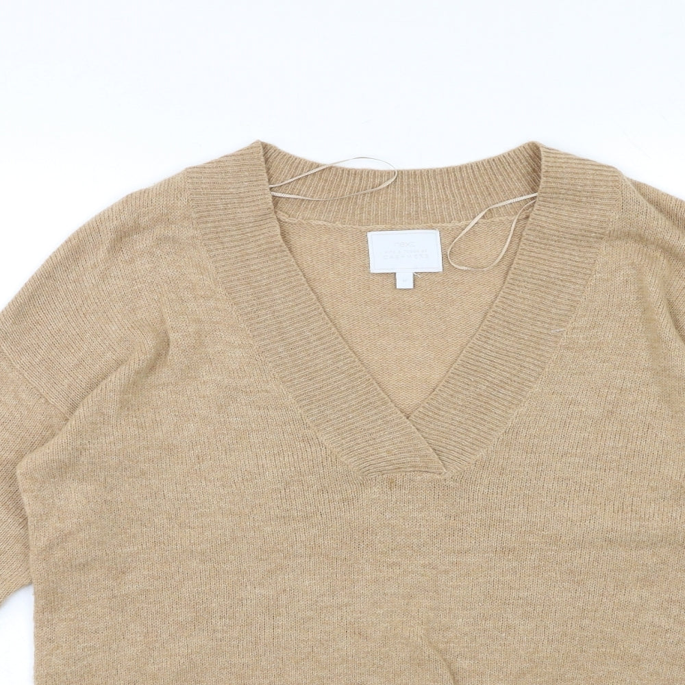 NEXT Womens Beige  Knit Pullover Jumper Size M
