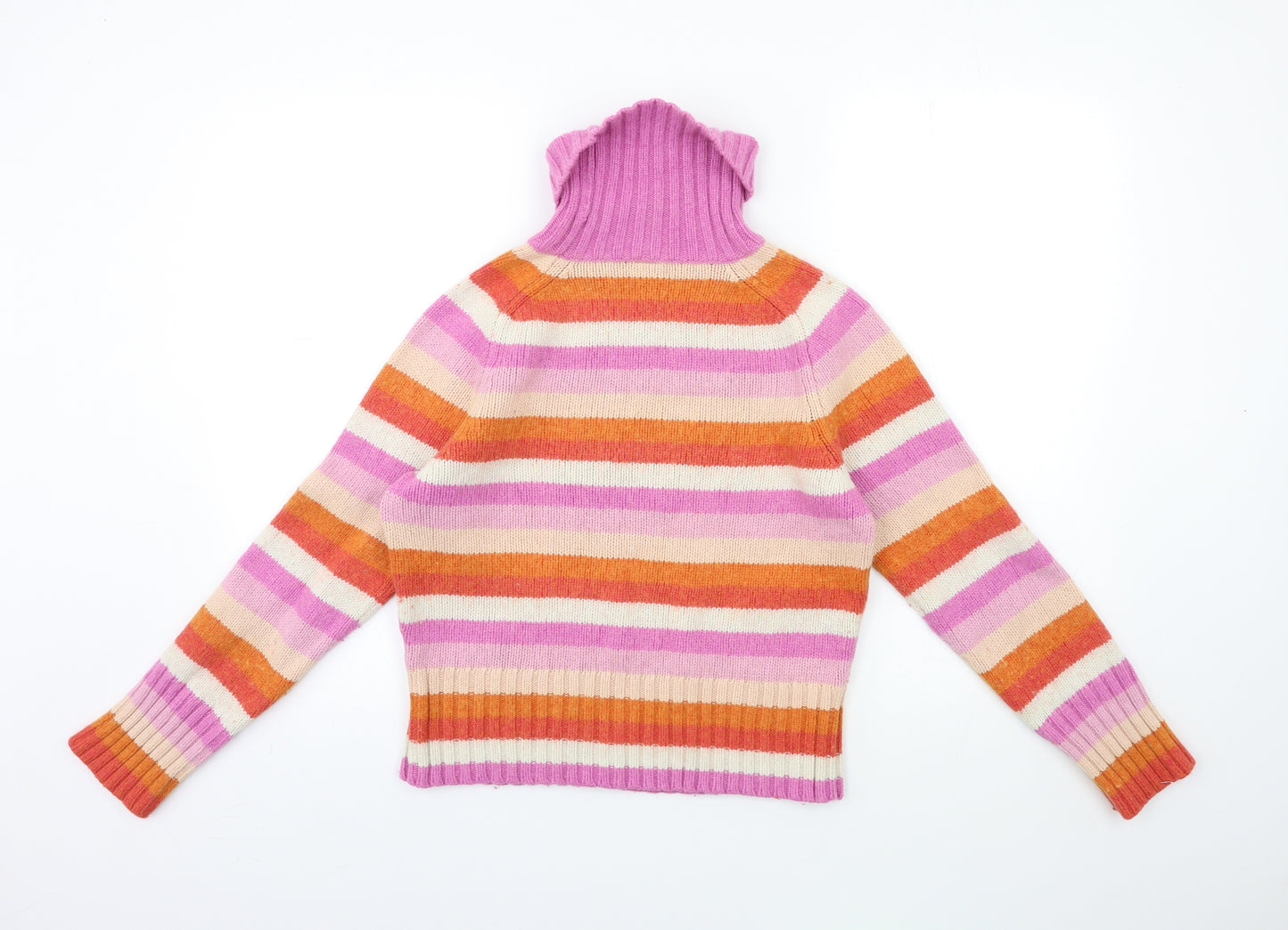 Gap Womens Pink Striped Knit Pullover Jumper Size M