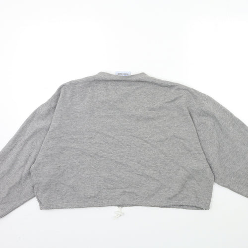 Blue Rinse Mens Grey   Pullover Sweatshirt Size XL