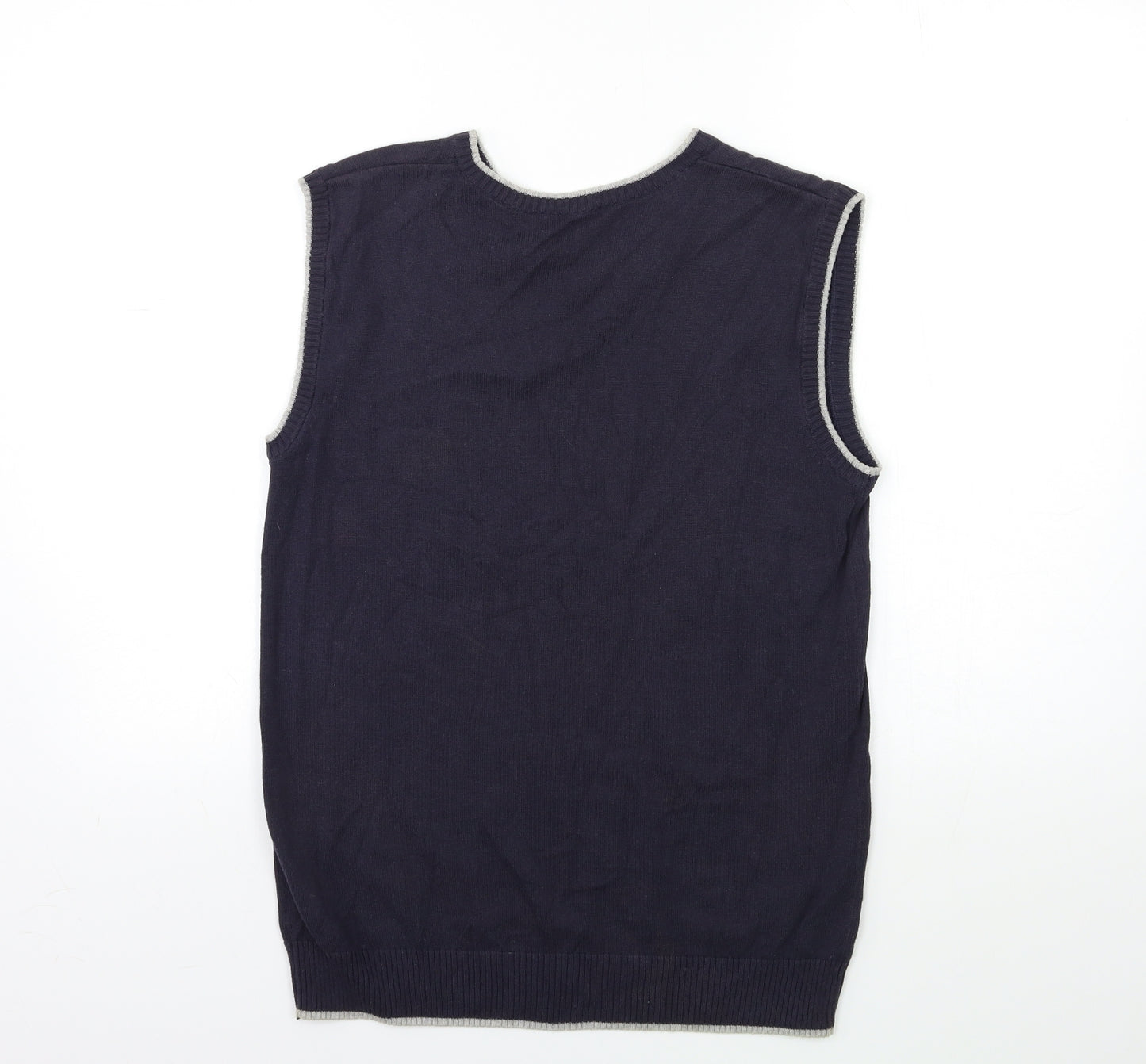 Preworn Boys Blue  Knit Pullover Jumper Size 12-13 Years