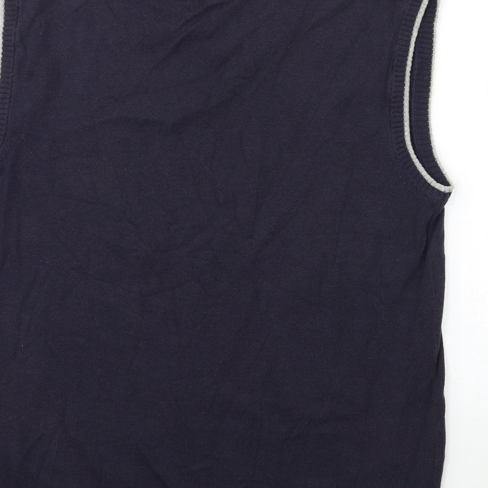 Preworn Boys Blue  Knit Pullover Jumper Size 12-13 Years