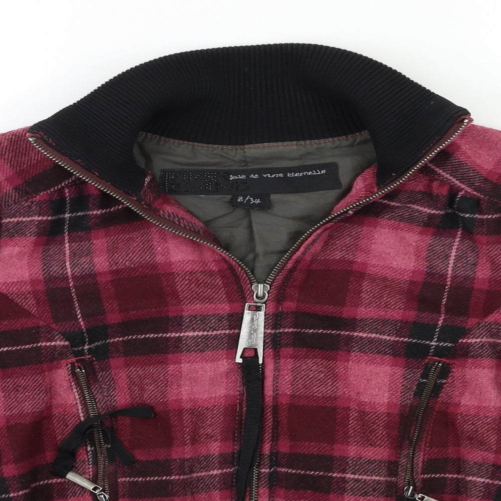 River Island Womens Pink Check  Jacket  Size 8