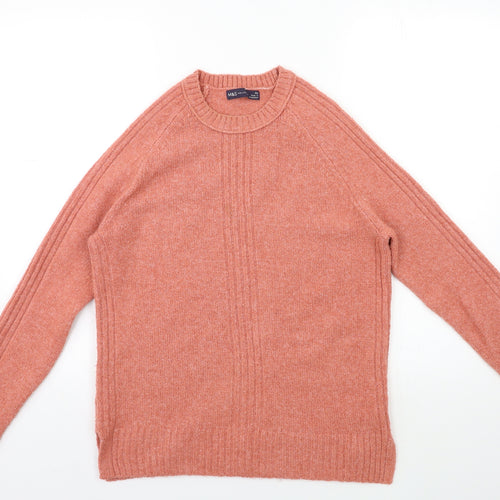 Marks and Spencer Womens Pink  Knit Pullover Jumper Size XS