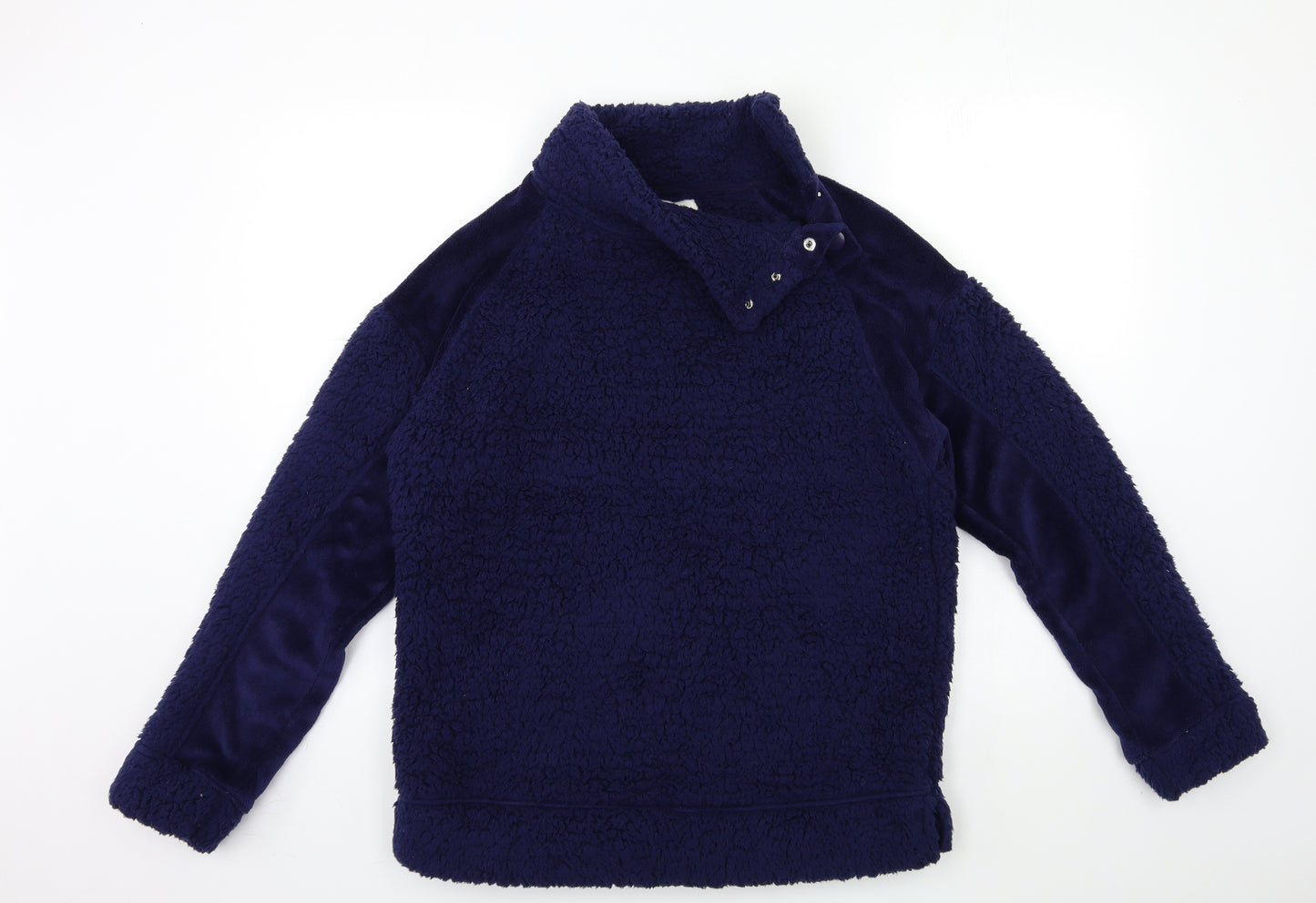 NEXT Womens Blue  Fleece Top Pyjama Top Size S