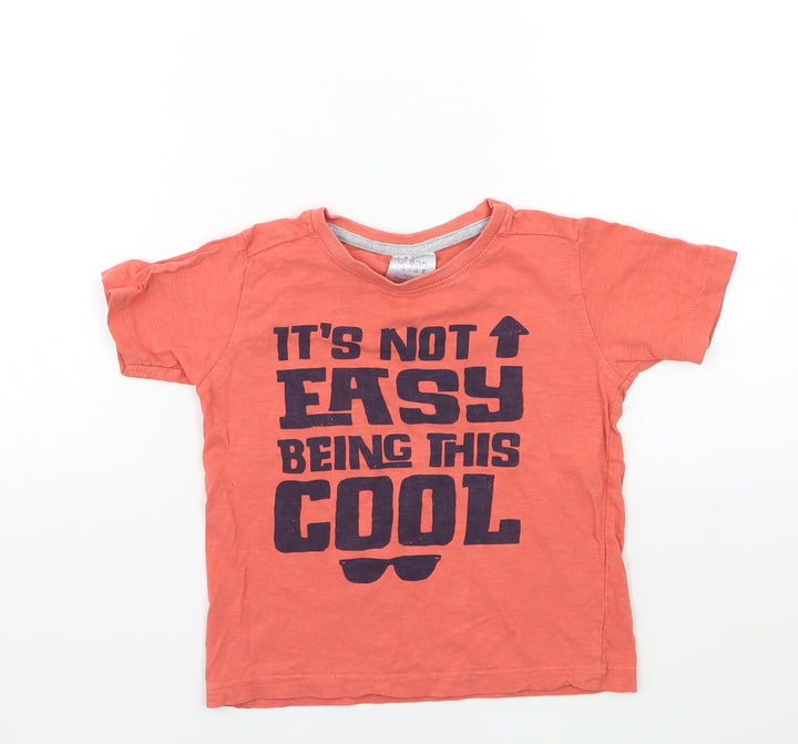 urban rascals Baby Orange   Basic T-Shirt Size 24 Months