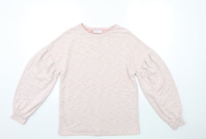 Papaya Womens Pink  Jersey Pullover Sweatshirt Size S