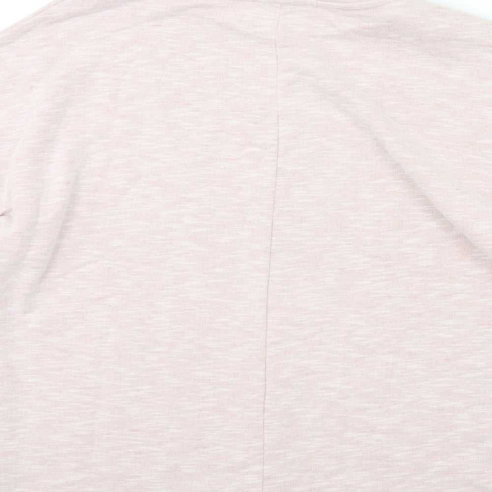 Papaya Womens Pink  Jersey Pullover Sweatshirt Size S