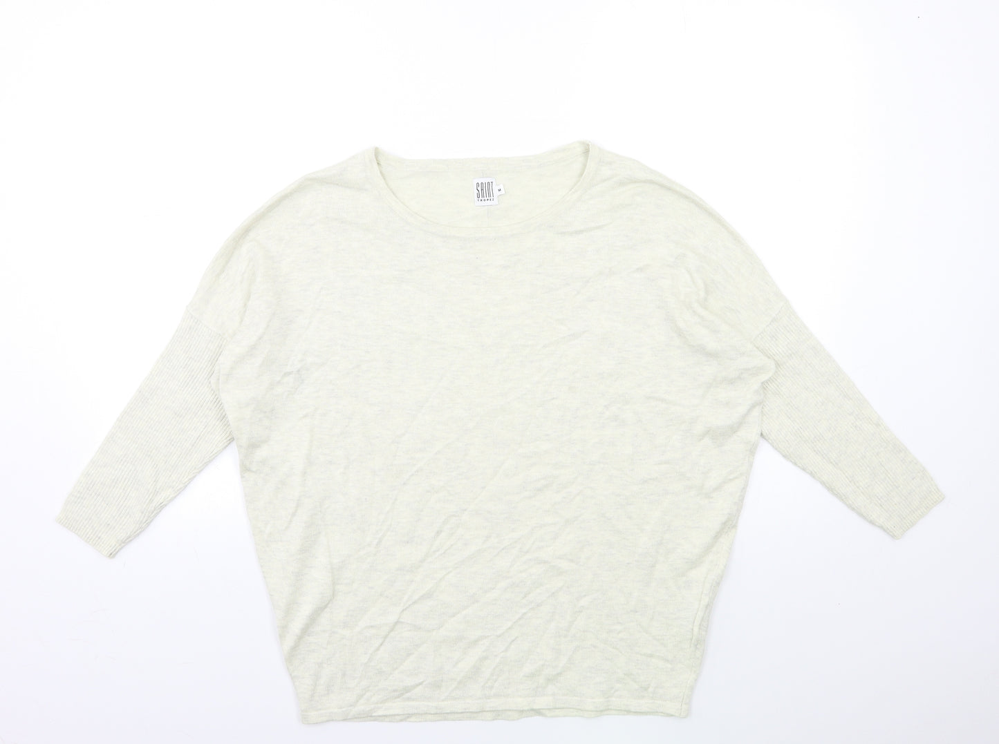 Saint Tropez Clothing Womens Beige  Knit Pullover Jumper