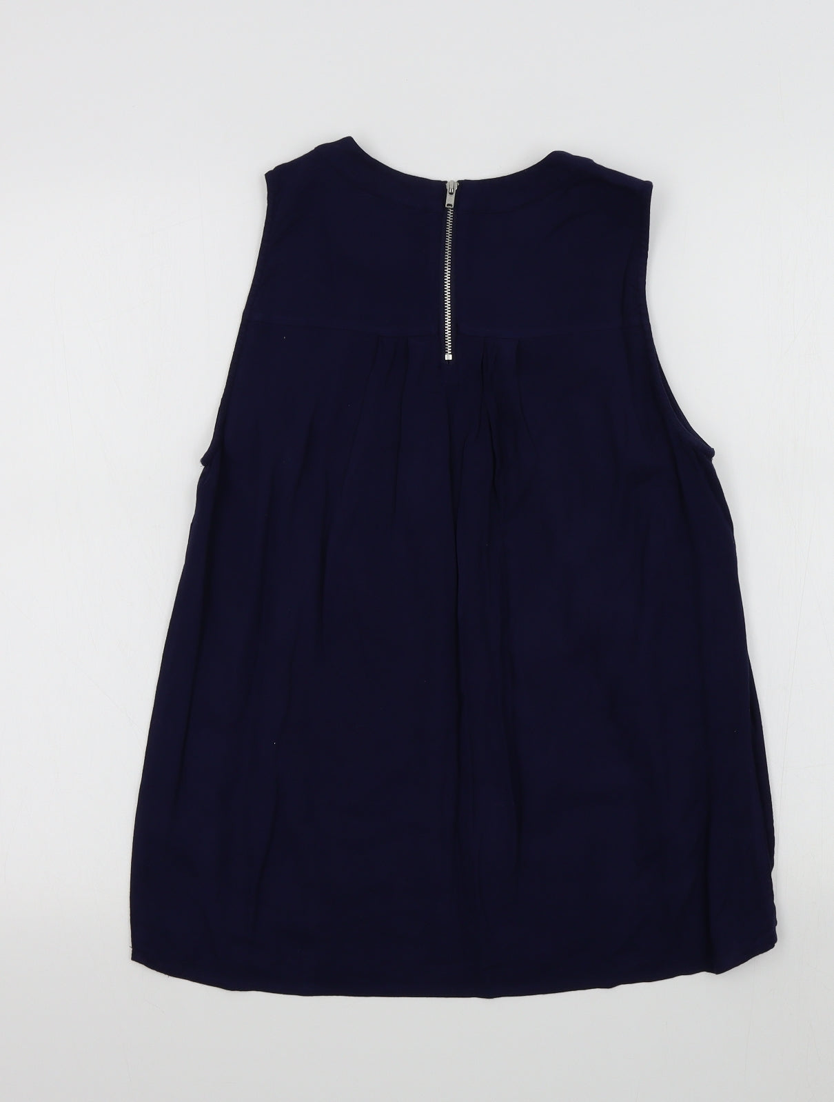 wearhouse Womens Blue Colourblock  Basic Blouse Size 12