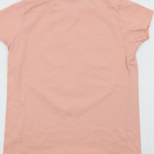 Primark Girls Pink Colourblock  Basic T-Shirt Size 13-14 Years