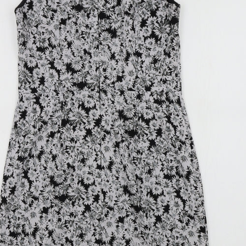 wearhouse Womens Black Gingham  A-Line  Size 12