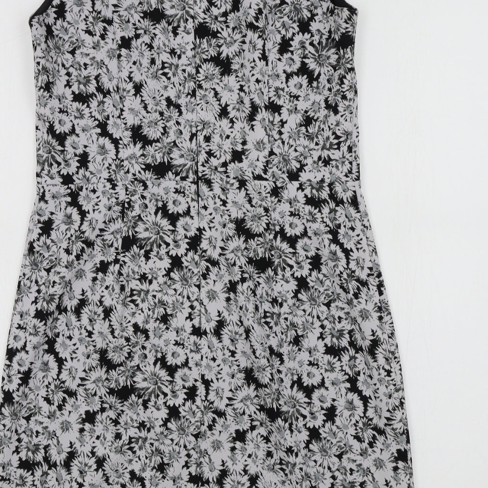 wearhouse Womens Black Gingham  A-Line  Size 12