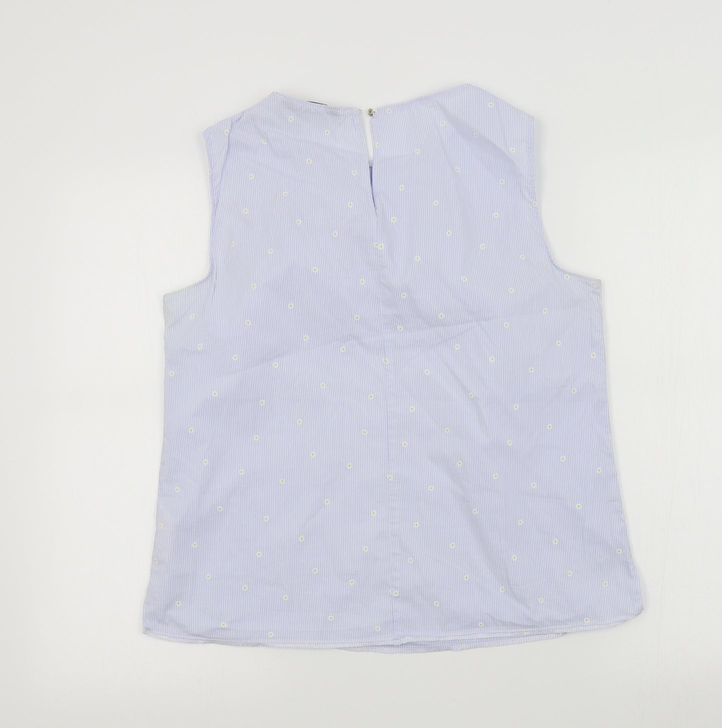 F&F Womens Blue Floral  Basic Blouse Size 12