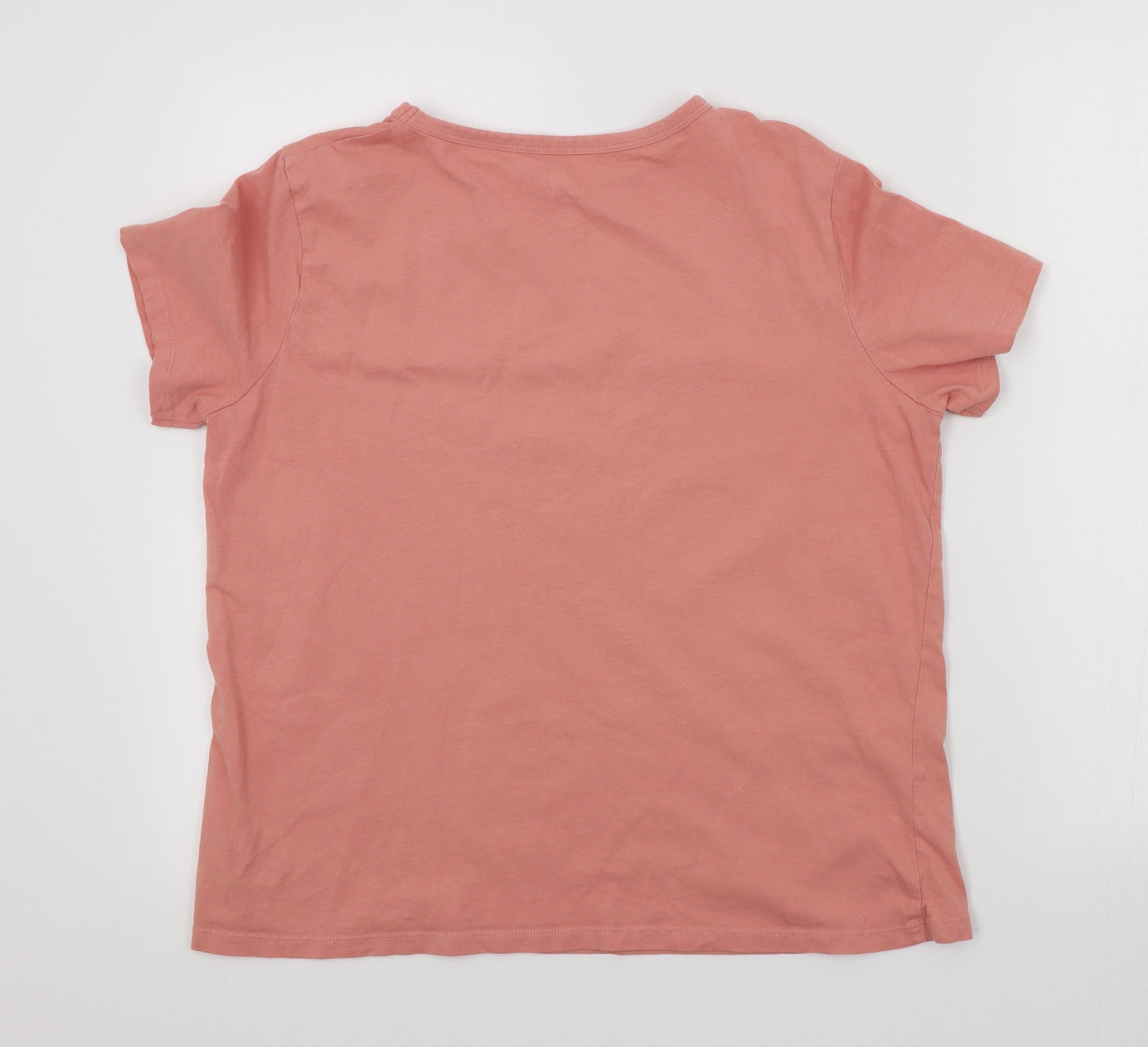 F&F Womens Orange   Basic T-Shirt Size 14