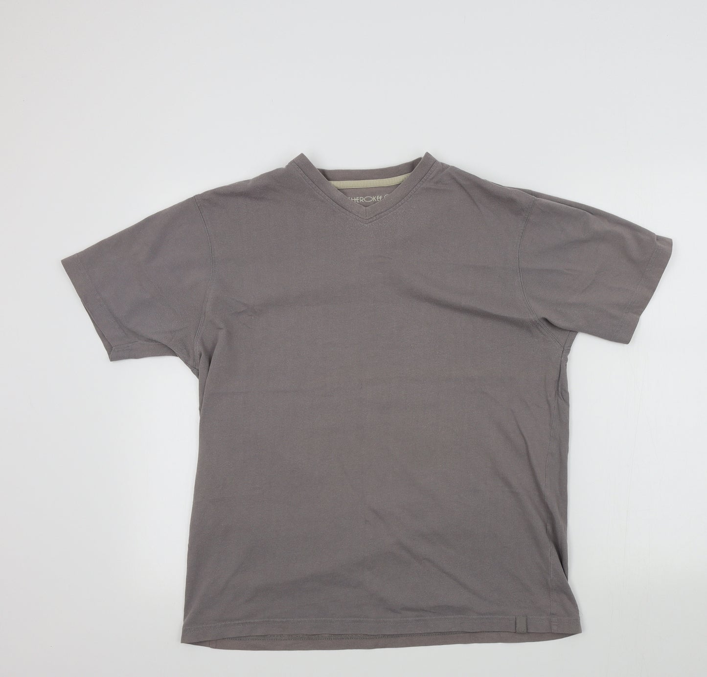 Cherokee Mens Grey Colourblock   T-Shirt Size L