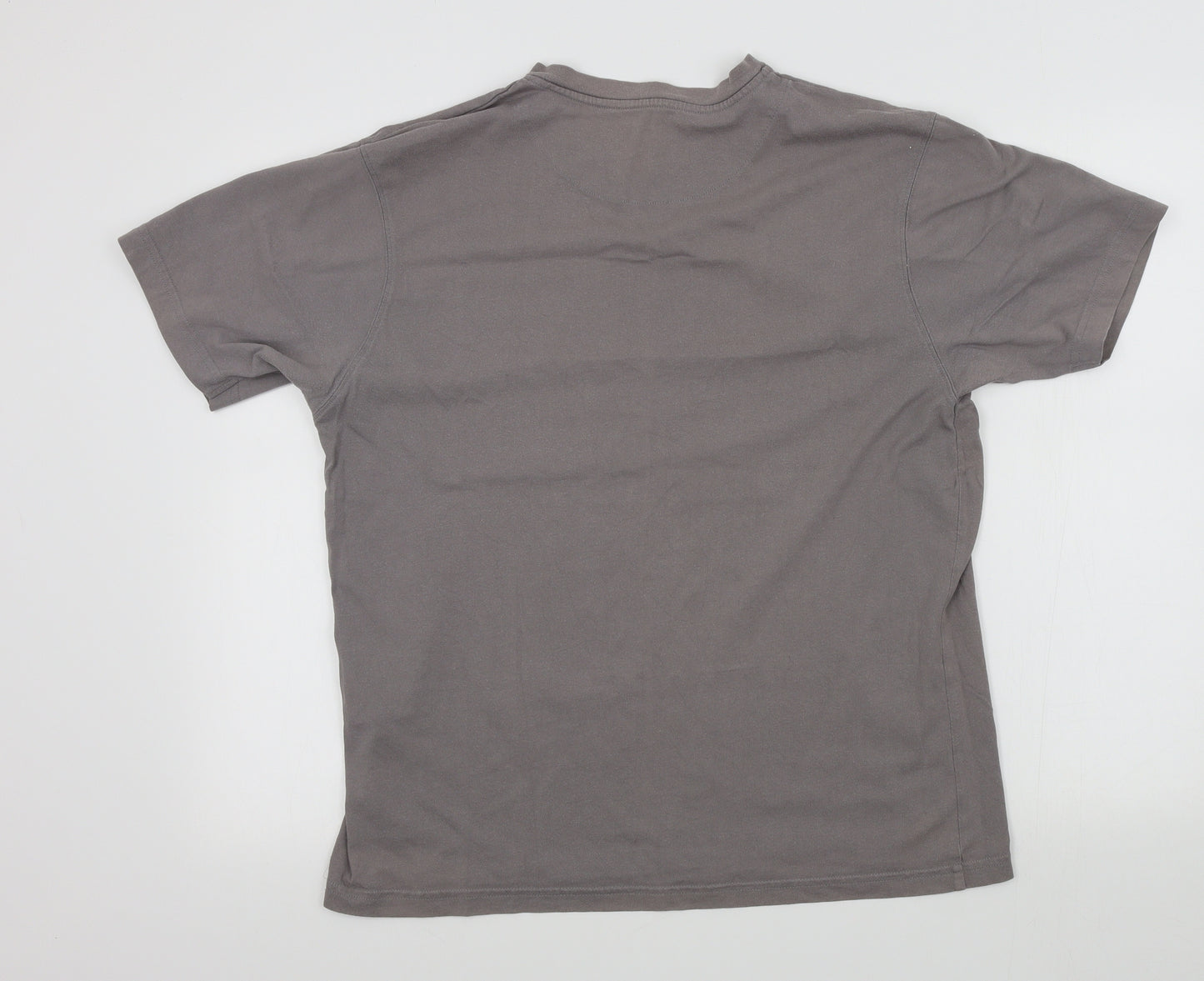 Cherokee Mens Grey Colourblock   T-Shirt Size L