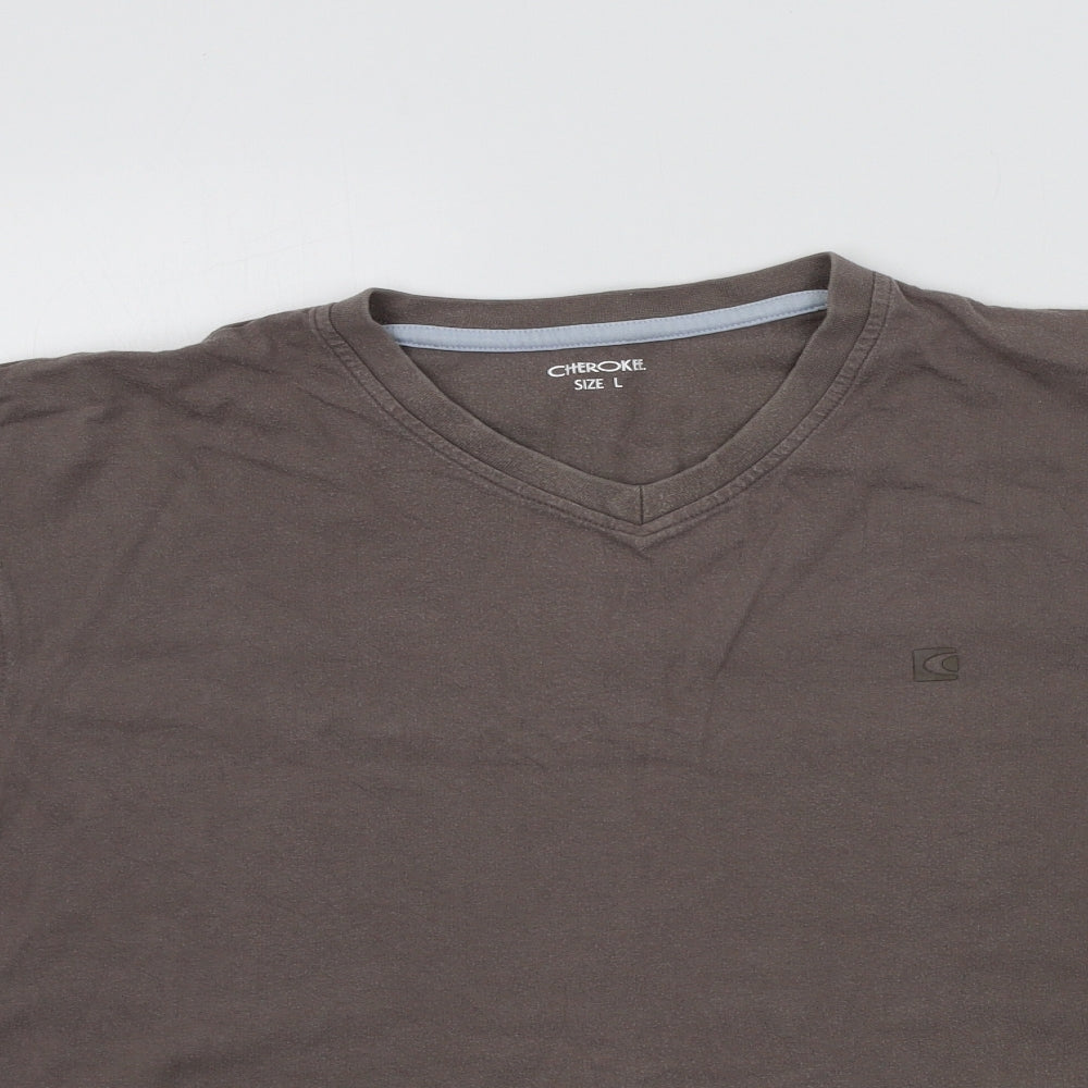 Cherokee Mens Blue    T-Shirt Size L