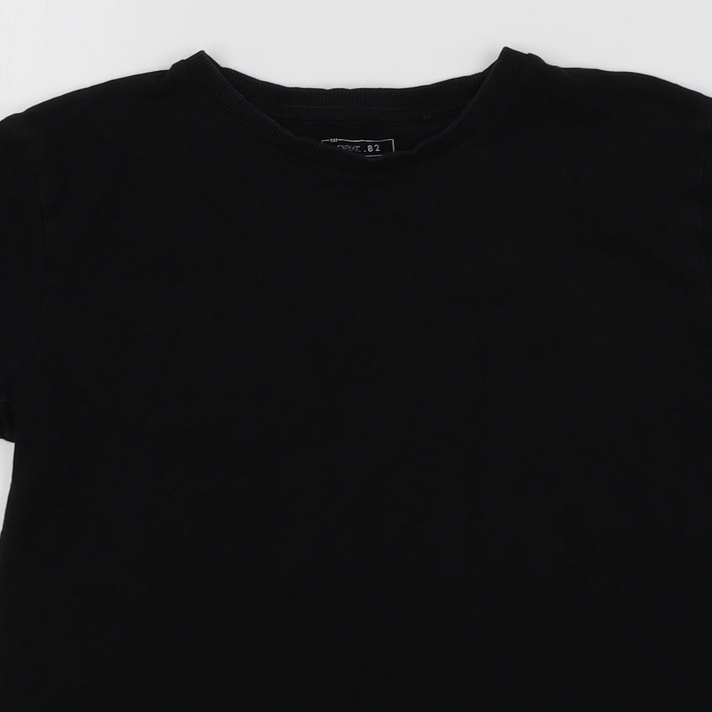 NEXT Boys Black Colourblock  Basic T-Shirt Size 10 Years