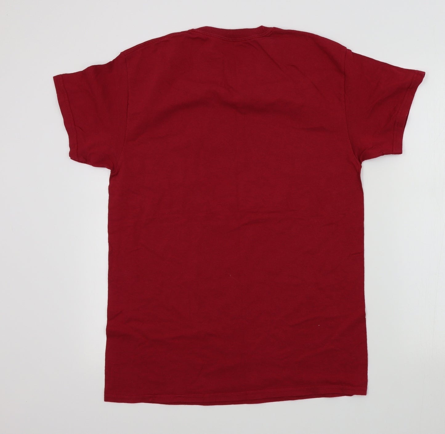 Peacocks Mens Red Colourblock   T-Shirt Size M