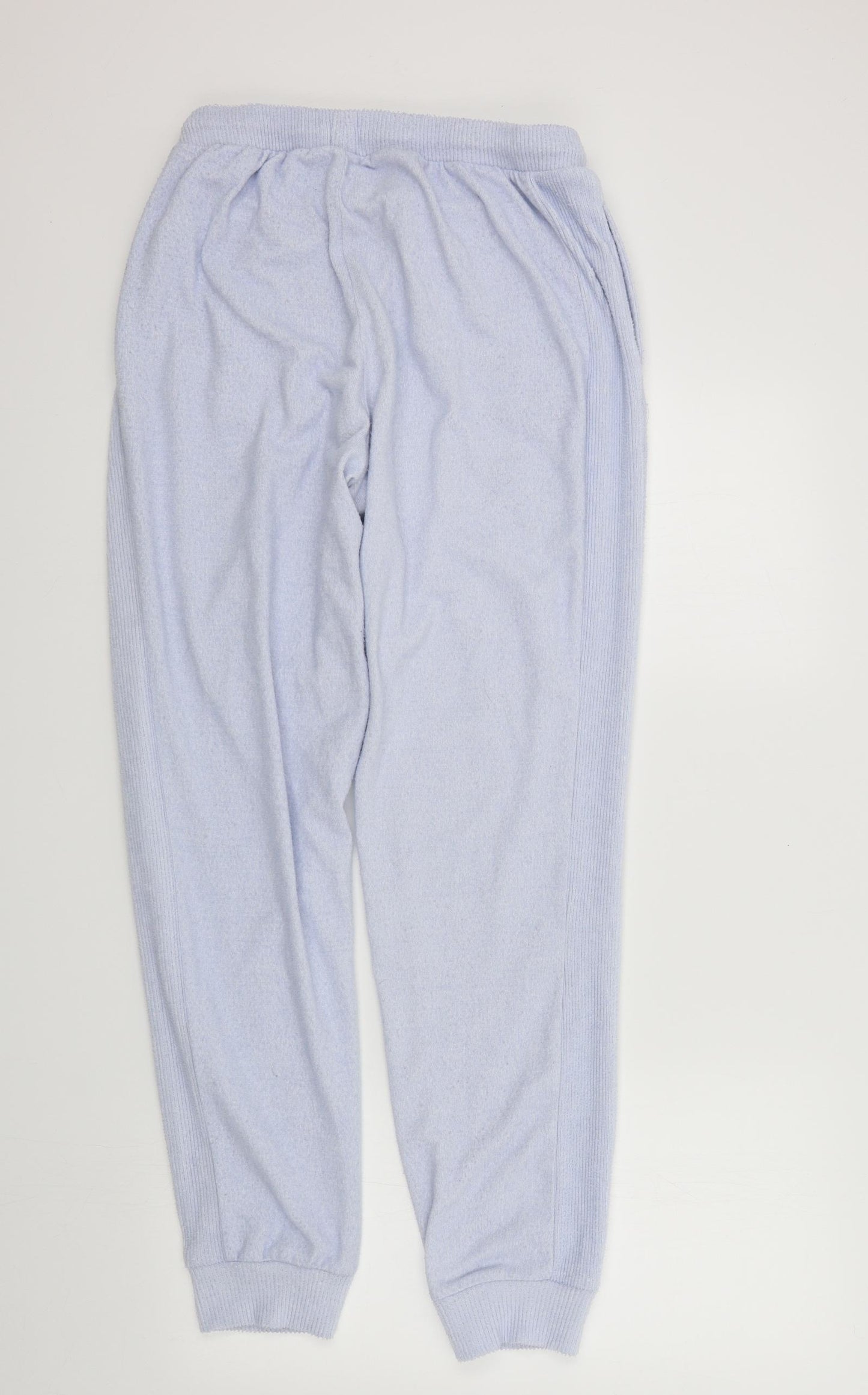 F&F Womens Blue Solid  Top Pyjama Pants Size M