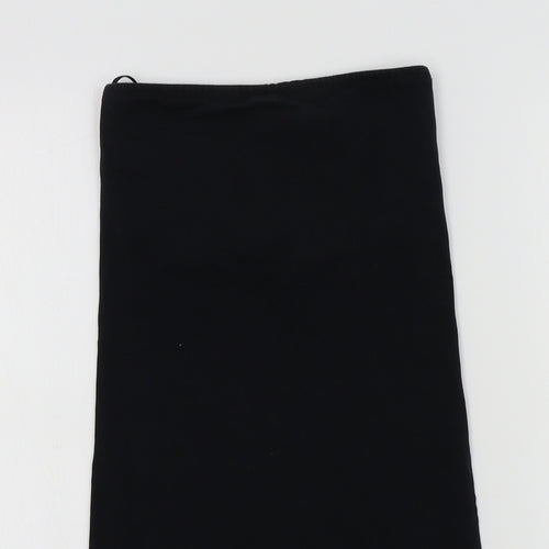 Topshop Womens Black Colourblock  A-Line  Size 6