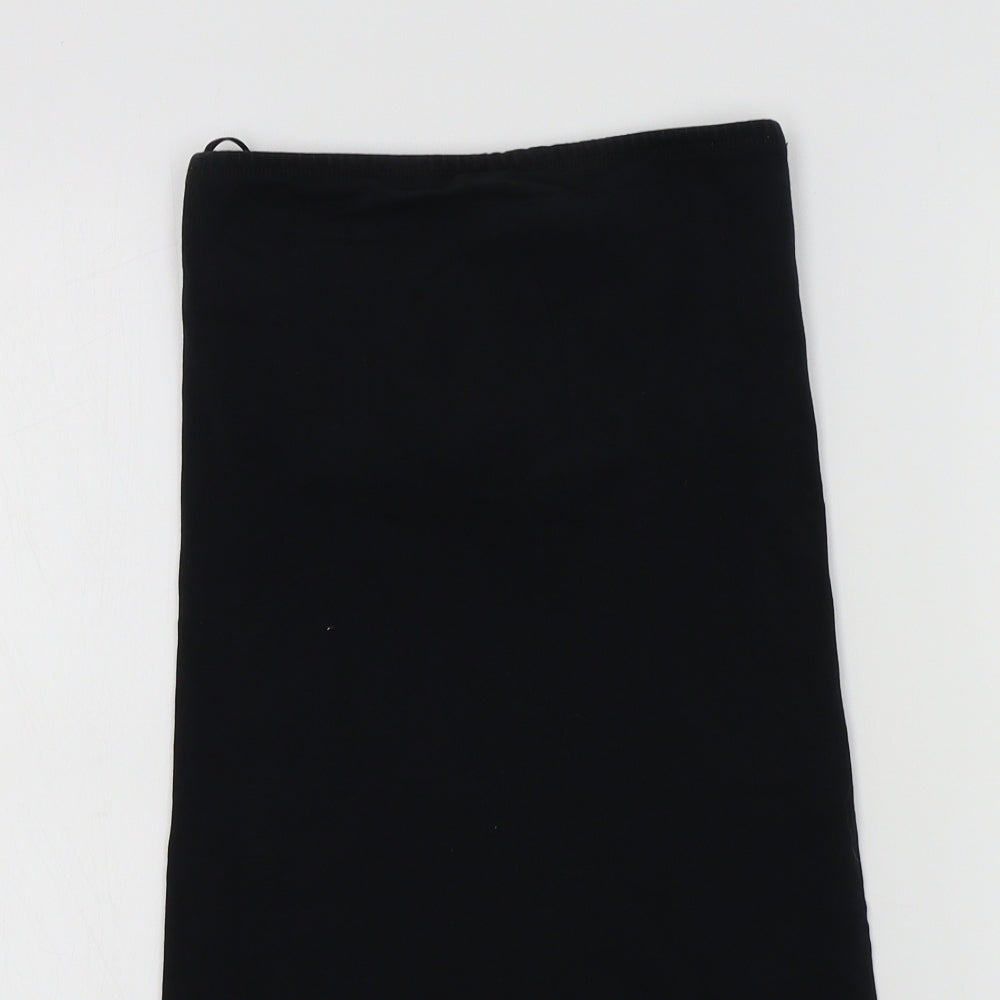 Topshop Womens Black Colourblock  A-Line  Size 6