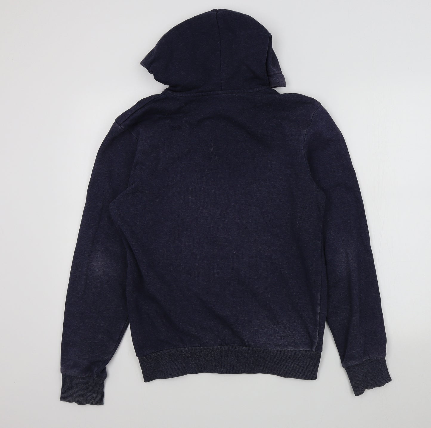 H&M Mens Blue   Full Zip Jumper Size S