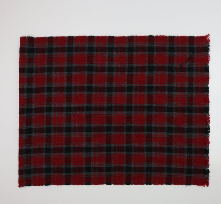 Preworn Womens Red Check   Shawl/Wrap
