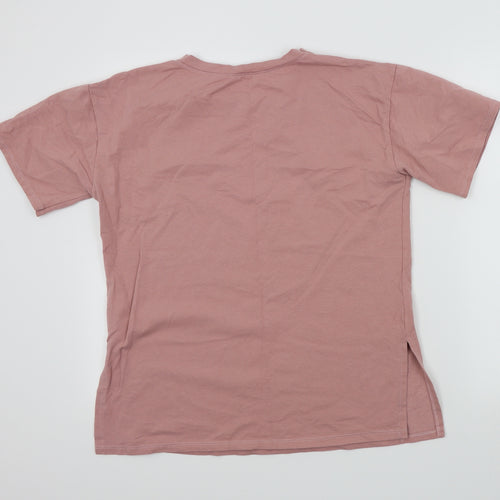 jyy london Womens Pink   Basic T-Shirt Size L